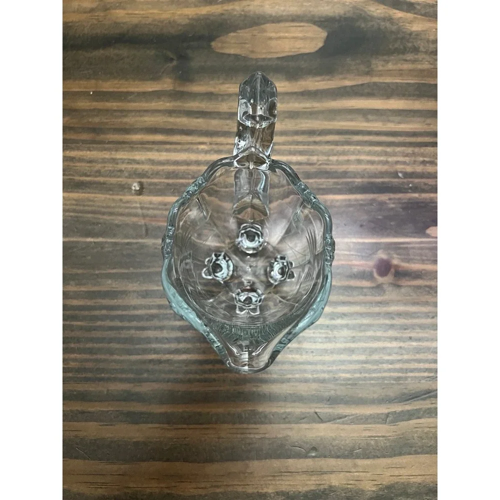 Vintage Footed Crystal‎ Coffee Creamer